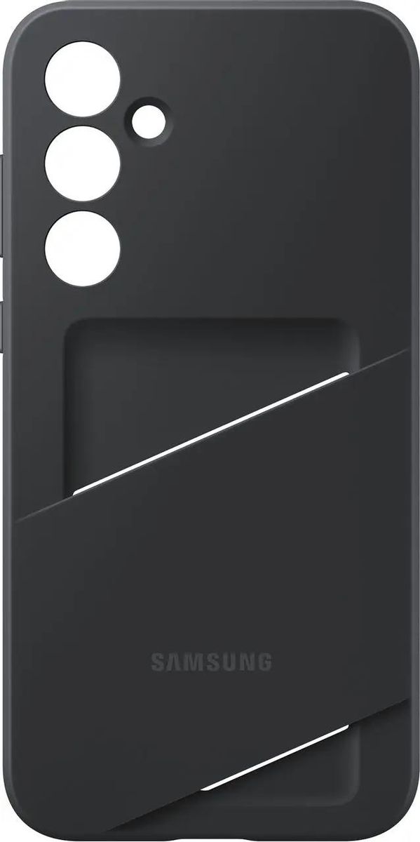 

Чехол-накладка Samsung Card Slot Case для смартфона Samsung Galaxy A35, термопластичный полиуретан (TPU), черный (EF-OA356TBEGRU)