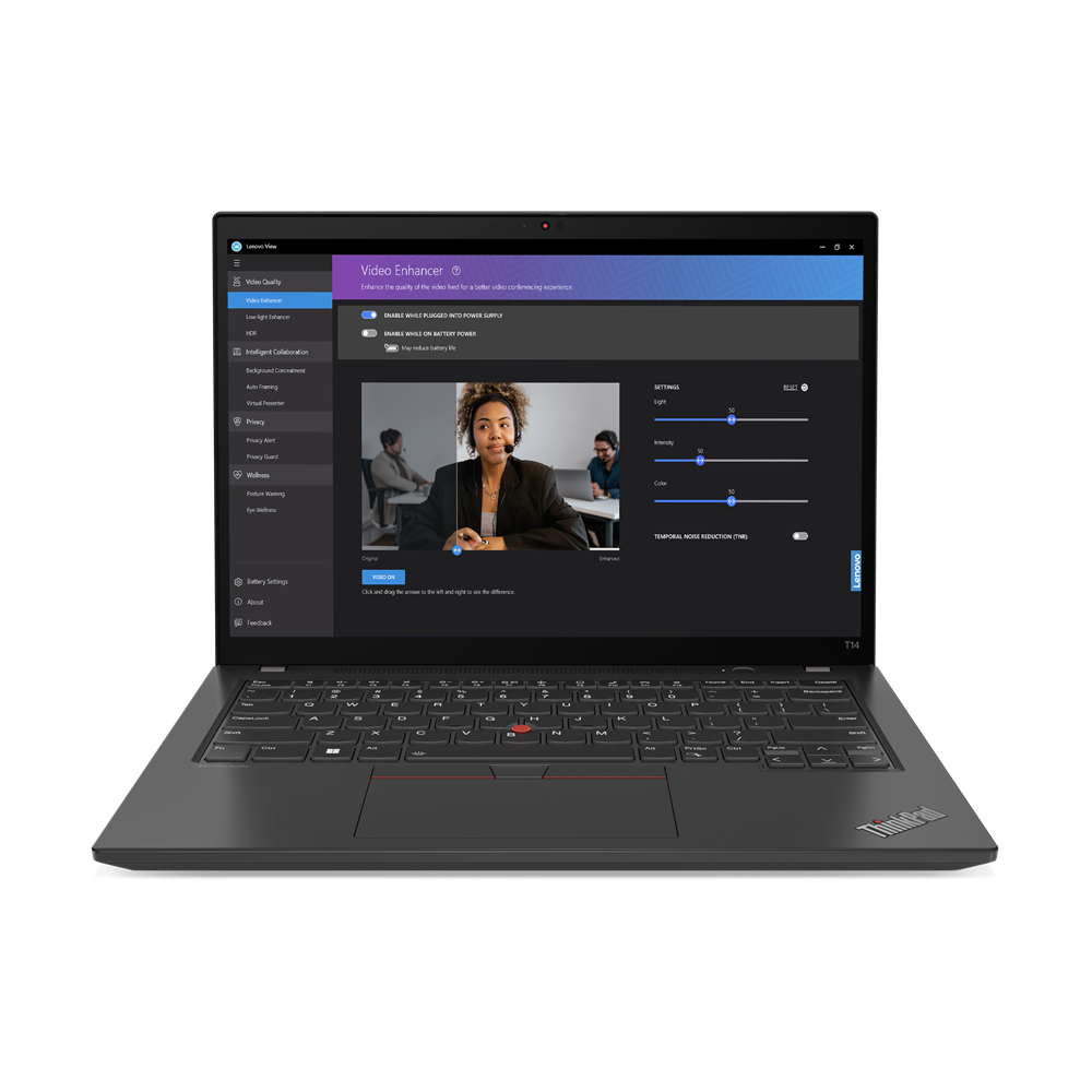 

Ноутбук Lenovo ThinkPad T14 G4 14" IPS 1920x1200, Intel Core i5 1335U 1.3 ГГц, 32Gb RAM, 1Tb SSD, без OC, черный (21HD003MRT)