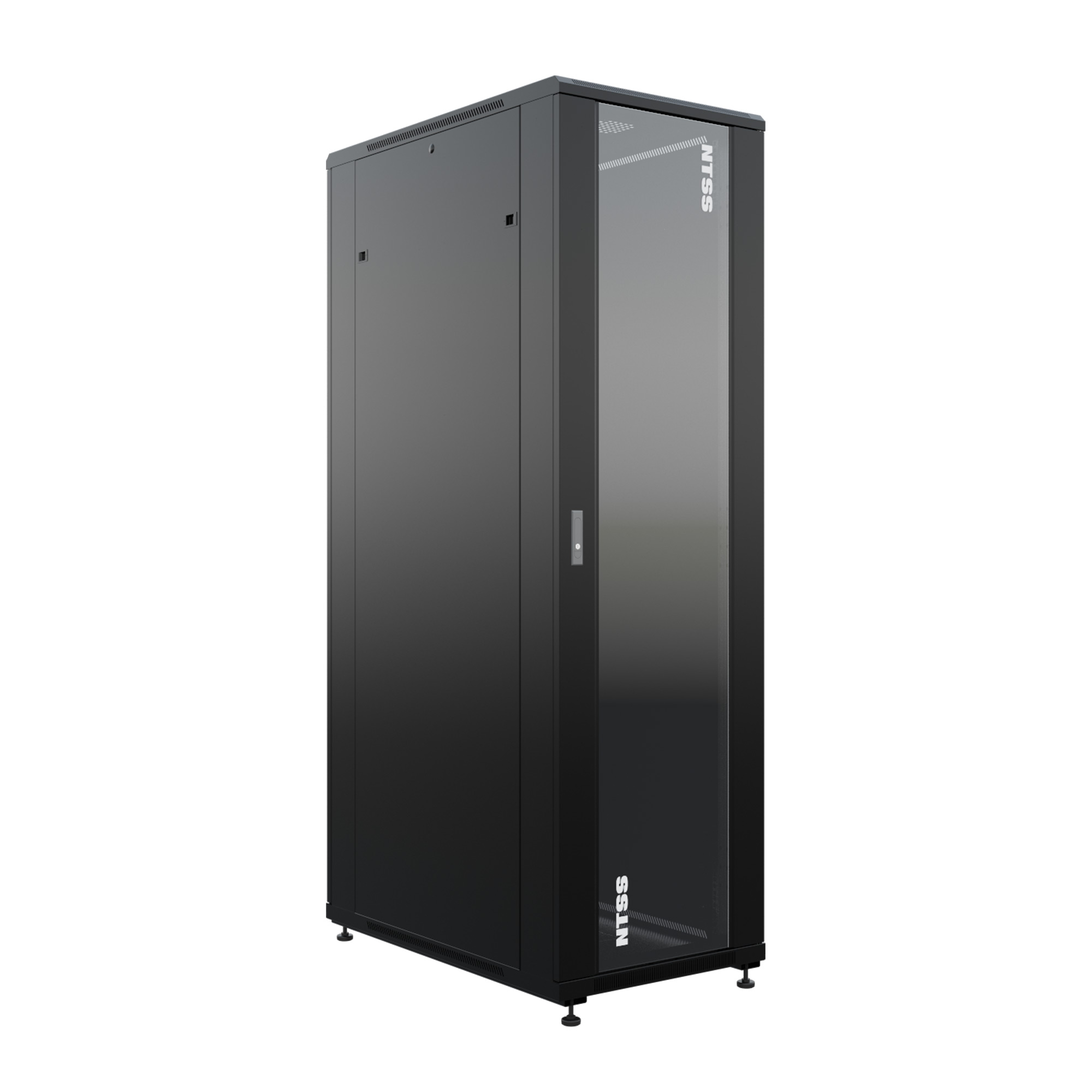 

Шкаф телекоммуникационный напольный 42U 800x1000 мм, стекло/металл, черный, NTSS ПРЕМИУМ NTSS-R42U80100GS-BL (NTSS-R42U80100GS-BL), NTSS-R42U80100GS-BL