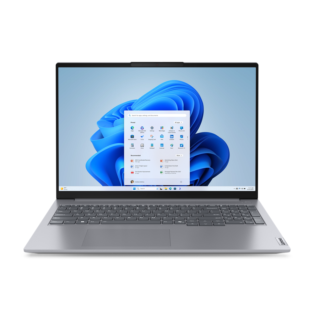 

Ноутбук Lenovo ThinkBook 16 G7 16" IPS 1920x1200, Intel Core Ultra 7 155H 1.4 ГГц, 16Gb RAM, 512Gb SSD, без OC, серый (21MS008RRU)