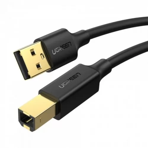 

Кабель USB(Am)-USB(Bm), экранированный, 1 м, черный, UGREEN US135 (20846), US135