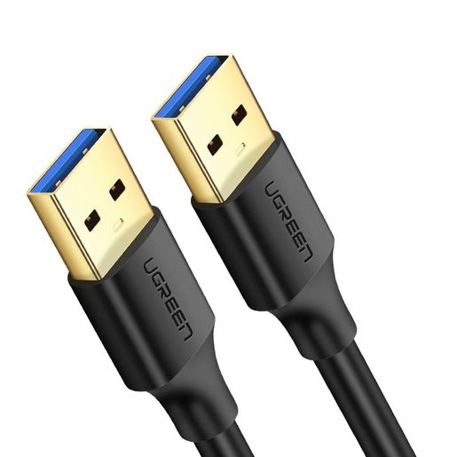

Кабель USB 3.0(Am)-USB 3.0(Am), 3 м, черный, UGREEN US128 (90576), US128