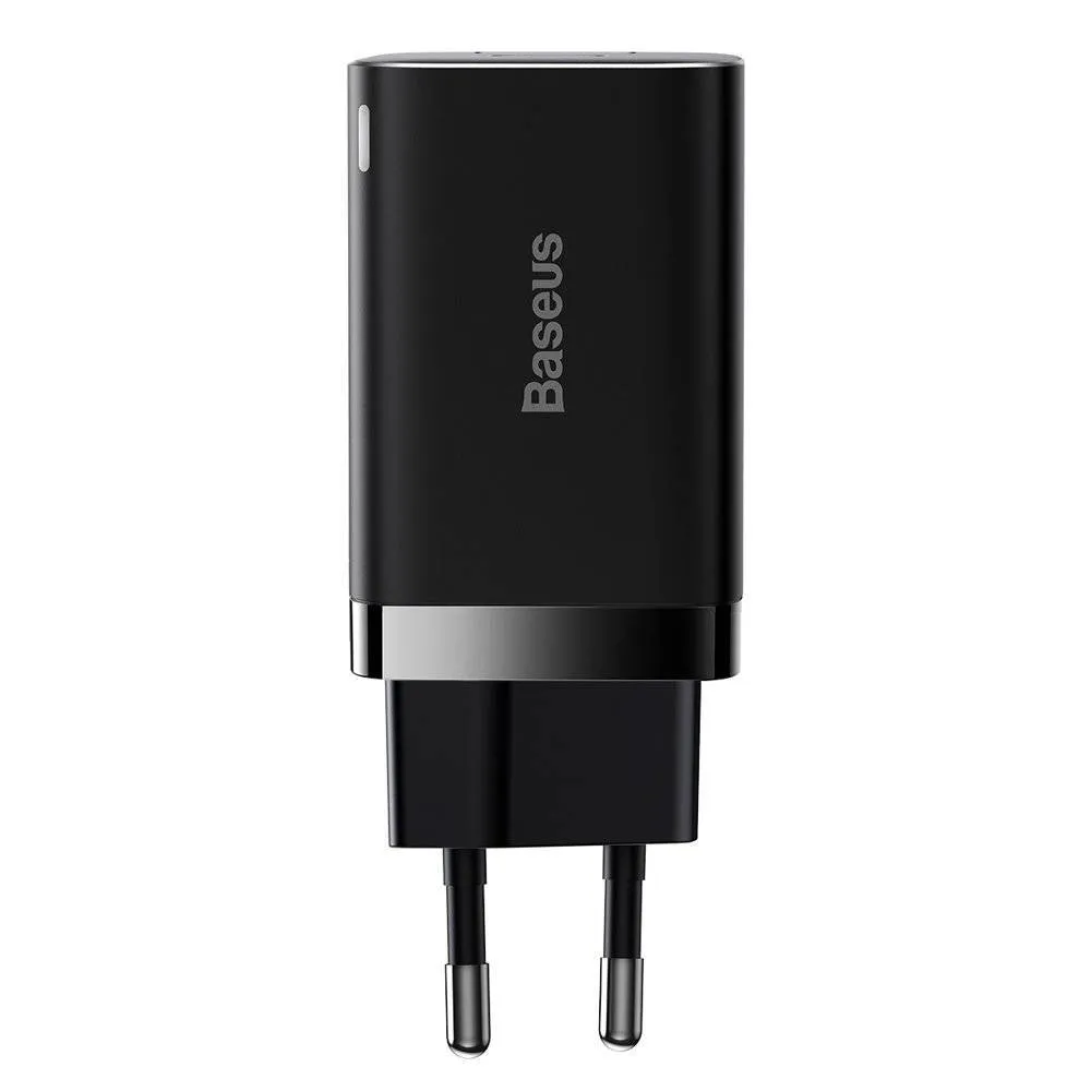 

Сетевое зарядное устройство BASEUS Super Si Pro Quick Charger C+U 30W CCSUPP-E01 30 Вт, USB, EU, USB type-C, Quick Charge, PD, черный (CCSUPP-E01), CCSUPP-E01