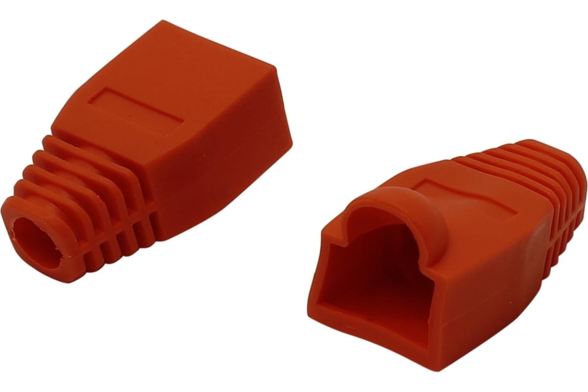 Колпачок изолирующий RJ-45, 20 шт. красный 5bites