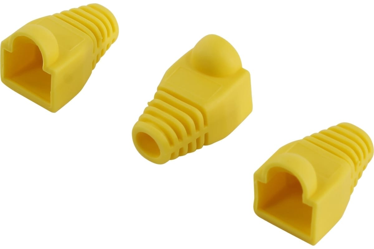 Колпачок изолирующий RJ-45, 20 шт., желтый, PVC, 5bites (US016-20YE)