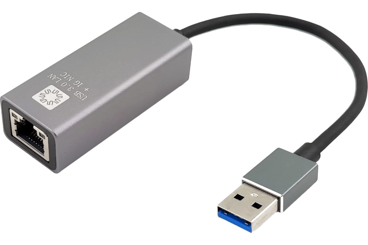 

Сетевая карта 5bites UA3-45-13BK, 1xRJ-45, 100 Мбит/с, USB 3.0, Retail (UA3-45-13BK), UA3-45-13BK