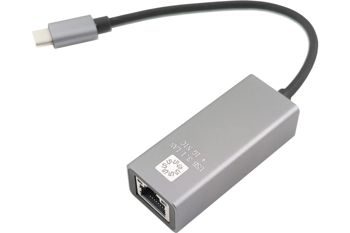 

Сетевая карта 5bites UA3C-45-14BK, 1xRJ-45, 1 Гбит/с, USB 3.1 Type-C, Retail (UA3C-45-14BK), UA3C-45-14BK