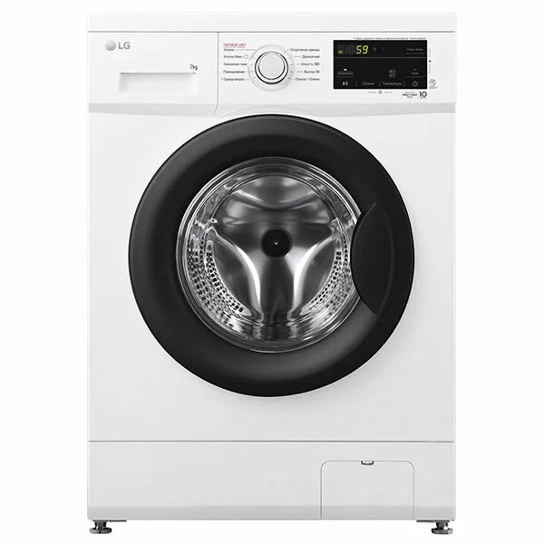 

Стиральная машина LG F2J3HS8W, 7 кг, 1200 об/мин, белый (F2J3HS8W), F2J3HS8W
