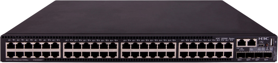 

Коммутатор H3C LS-5560X-54C-EI-GL, управляемый, кол-во портов: 48x1 Гбит/с SFP+ 4x10, установка в стойку (LS-5560X-54C-EI-GL), LS-5560X-54C-EI-GL