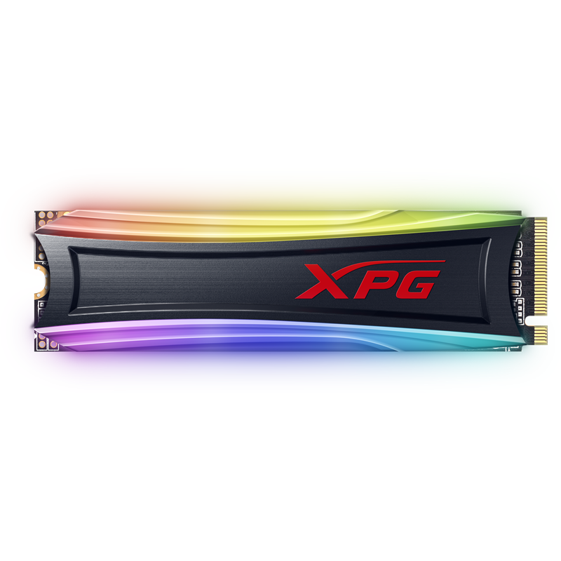 Твердотельный накопитель (SSD) ADATA 256Gb XPG SPECTRIX S40G RGB, 2280, M.2, NVMe (AS40G-256GT-C) - фото 1