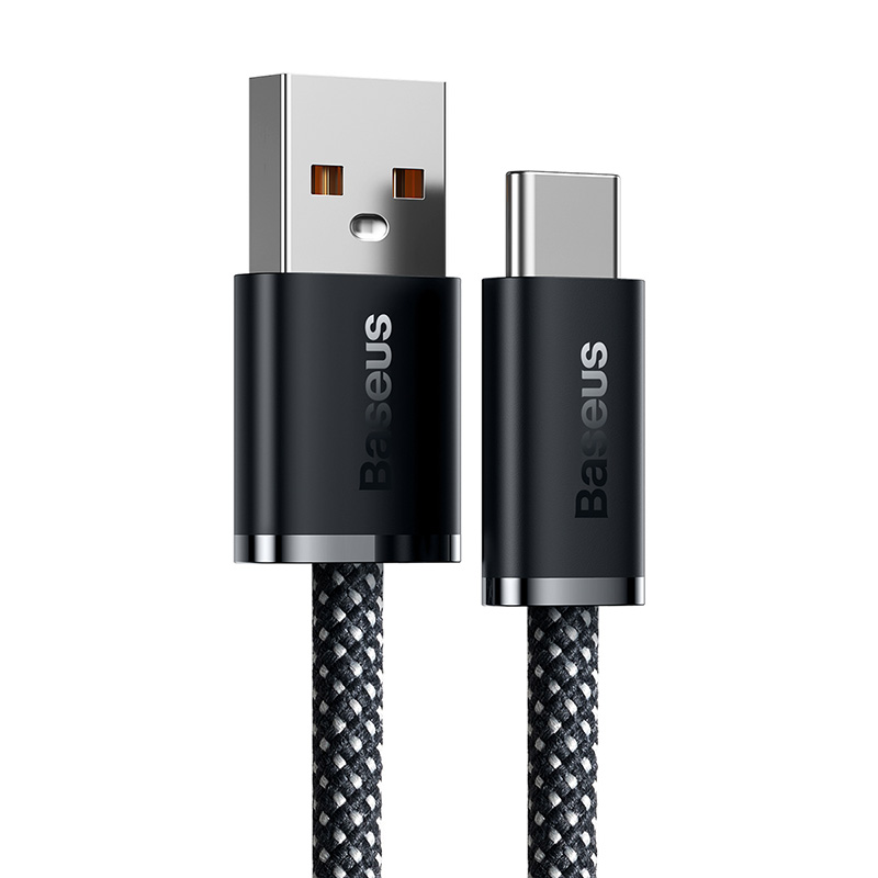 Кабель USB(Am)-USB Type-C(M), 2 м, серый, Baseus Dynamic (CALD000716)