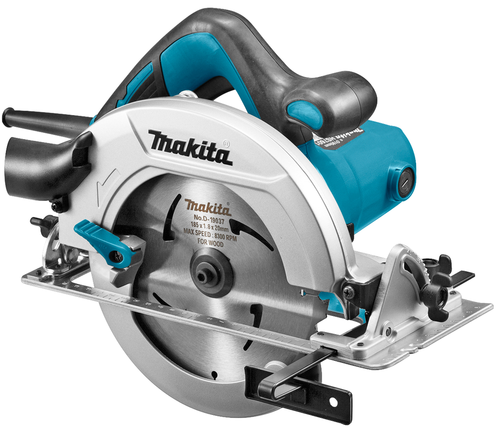 Дисковая пила Makita HS7601J, 1.2 кВт, 5200 об/мин, диаметр диска 19 см (HS7601J)