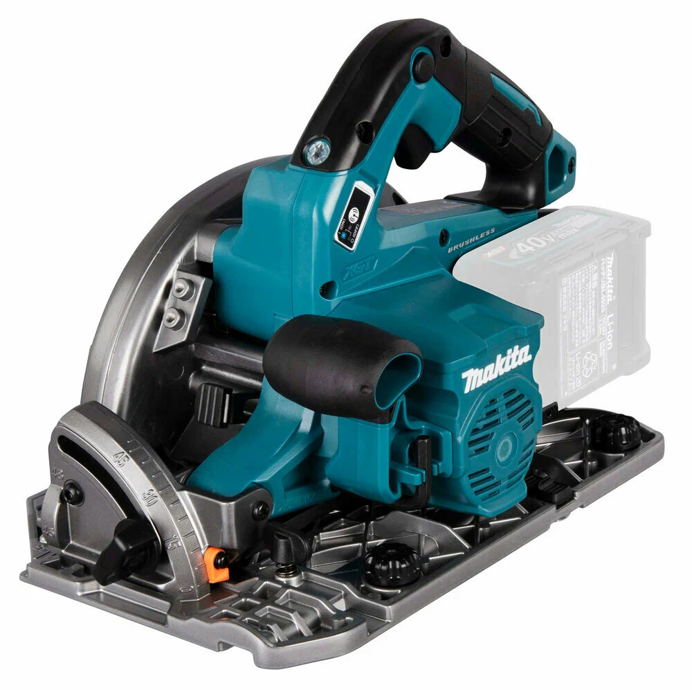 

Дисковая пила Makita HS004GZ01, 6500 об/мин, диаметр диска 19 см, аккумуляторная 40 В, подсветка, поставляется без аккумуляторов и зарядного устройства (HS004GZ01), HS004GZ01