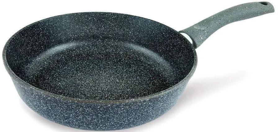 Сковорода Нева Металл Посуда Байкал 2526 26 см, алюминий, антипригарное покрытие, серый без крышки ( 2526)