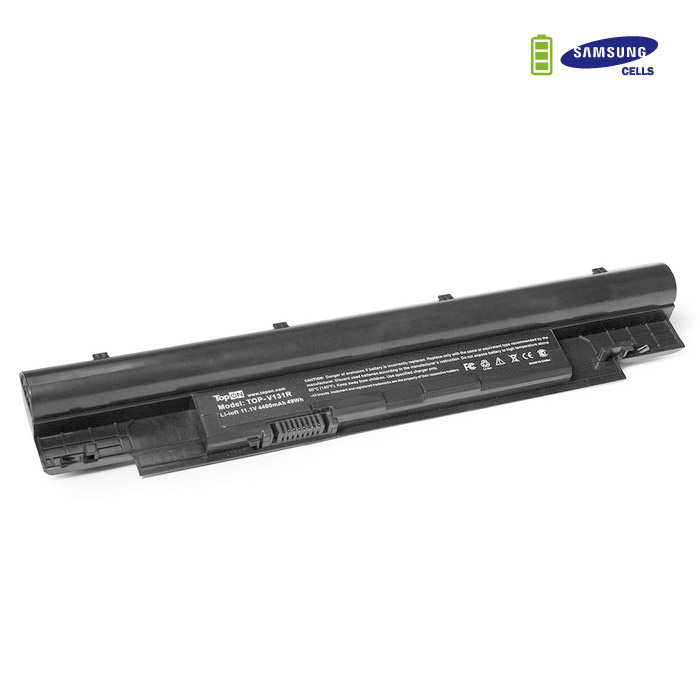 

Аккумуляторная батарея TopON для DELL Inspiron 14Z Vostro V131R Series 11.1V 4400mAh PN: 268X5 312-1257 312-1258 H2XW1 H7XW1 JD41Y N2DN5 (TOP-V131R), Черный, TOP-V131R