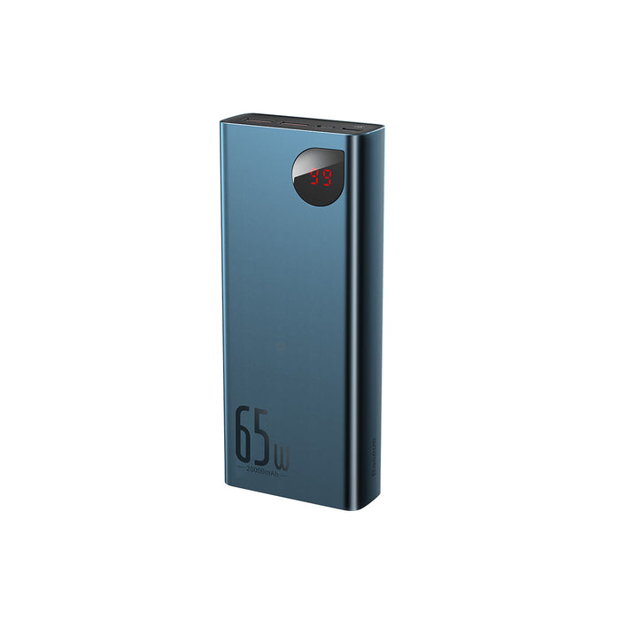 

Портативный аккумулятор (Powerbank) BASEUS Adaman Metal Digital Display, 20000 мА·ч, 4xUSB, 3А, Type-C, QC, PD, синий (PPIMDA-D03), Adaman Metal Digital Display