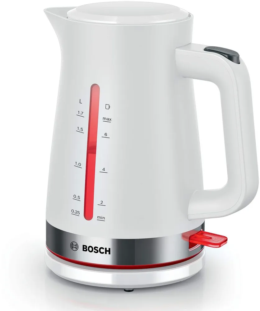

Чайник электрический Bosch TWK4M221 1.7л. 2.2 кВт, пластик, белый (TWK4M221), TWK4M221