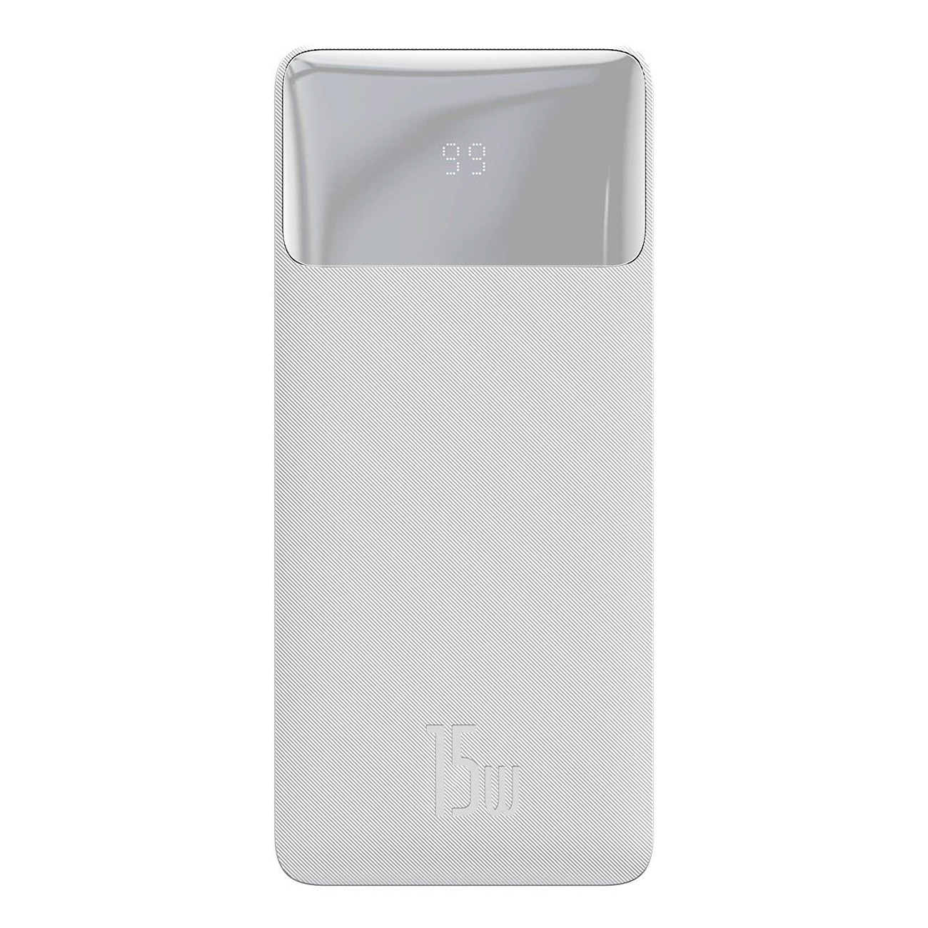 

Портативный аккумулятор (Powerbank) BASEUS Bipow Digital Display, 30 А·ч, 4xUSB, 3А, Type-C, QC, PD, белый (PPBD050202), Bipow Digital Display