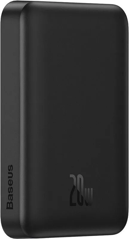 

Портативный аккумулятор (Powerbank) BASEUS Magnetic Mini Air Wireless, 10000 мА·ч, 1xUSB, 2.4А, Type-C, QC, PD, QI, черный (P10059001113-00), Magnetic Mini Air Wireless