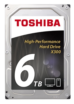 Жесткий диск (HDD) Toshiba 6Tb X300, 3.5", 7200rpm, 128Mb, SATA3 (HDWE160EZSTA) б/у