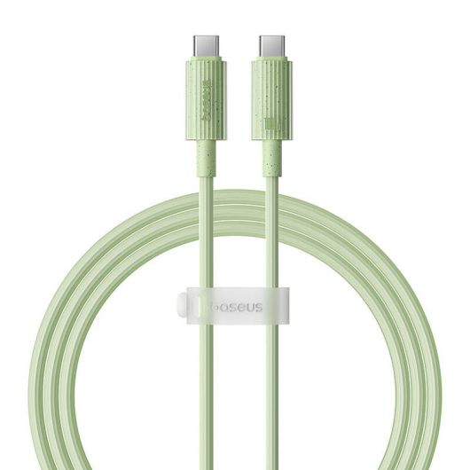 

Кабель USB Type-C-USB Type-C, быстрая зарядка, 100 Вт, 1 м, зеленый, Baseus Habitat P10360202631-00 (P10360202631-00), P10360202631-00