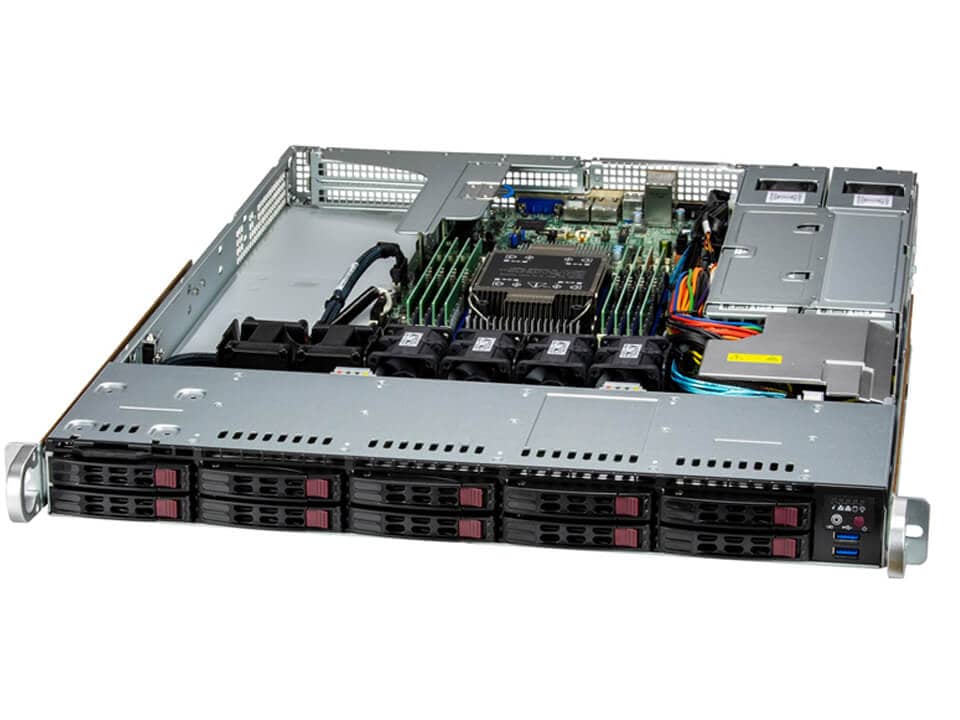 Сервер Supermicro SuperServer 111E-WR., 1 x Intel Xeon Silver 4410T, 1 x 32Gb RAM (SYS-111E-WR.)