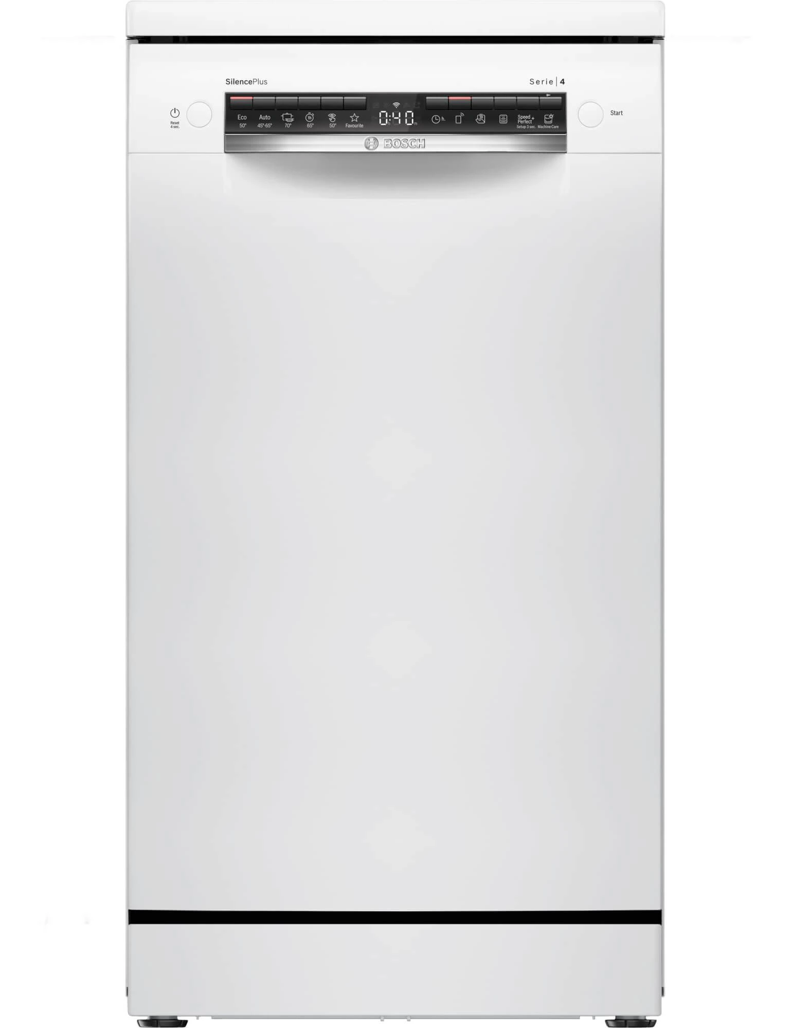 Посудомоечная машина узкая Bosch Serie 4 SPS4EMW24E, белый (SPS4EMW24E)