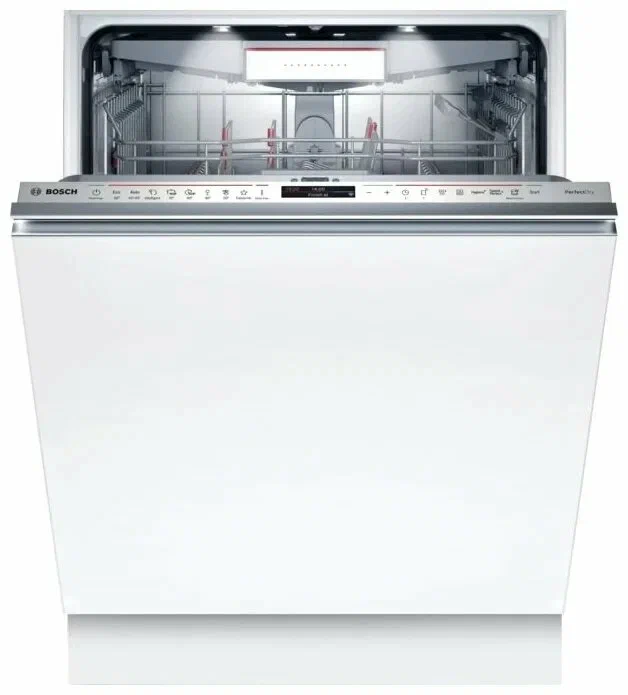 Посудомоечная машина встраиваемая полноразмерная Bosch Serie 8 SMV6YCX02E, серебристый (SMV6YCX02E)