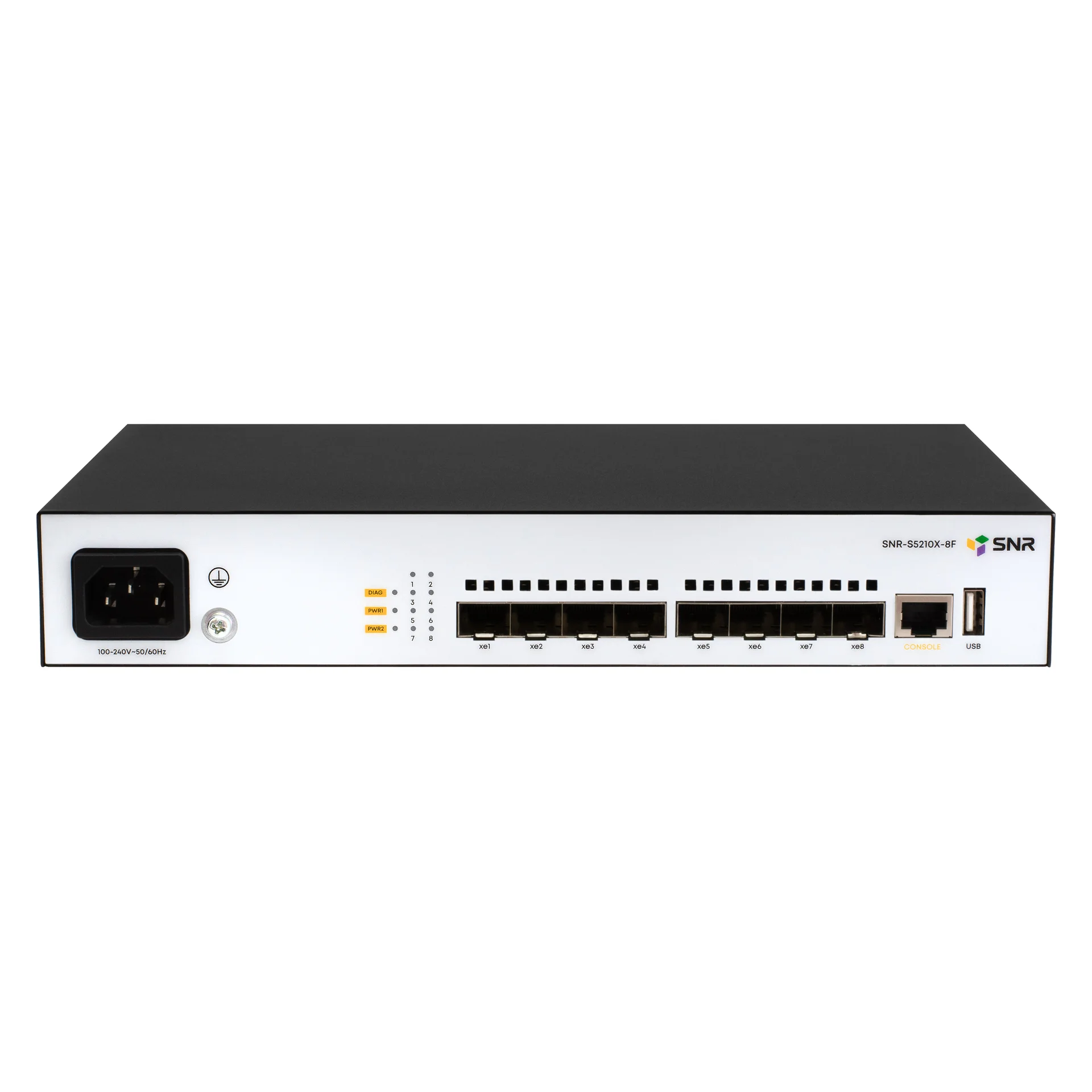 

Коммутатор SNR S5210X-8F-DC, управляемый, кол-во портов: SFP+ 8x10, установка в стойку (SNR-S5210X-8F-DC), S5210X-8F-DC