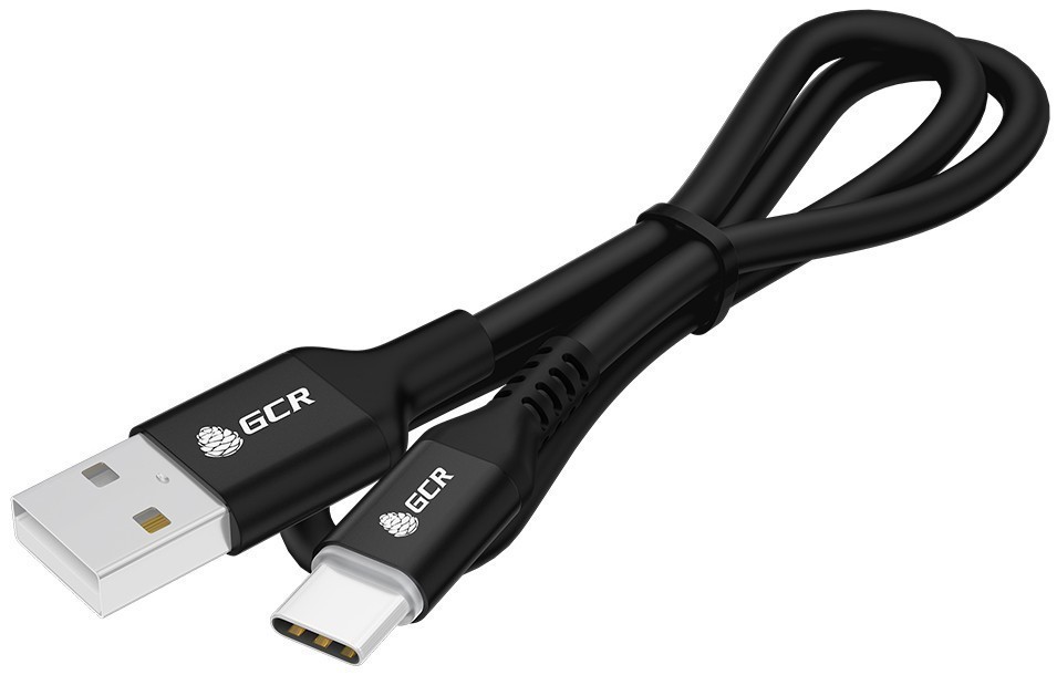 

Кабель USB-USB Type-C, быстрая зарядка, 1 м, черный, Greenconnect GCR-54573 (GCR-54573), GCR-54573