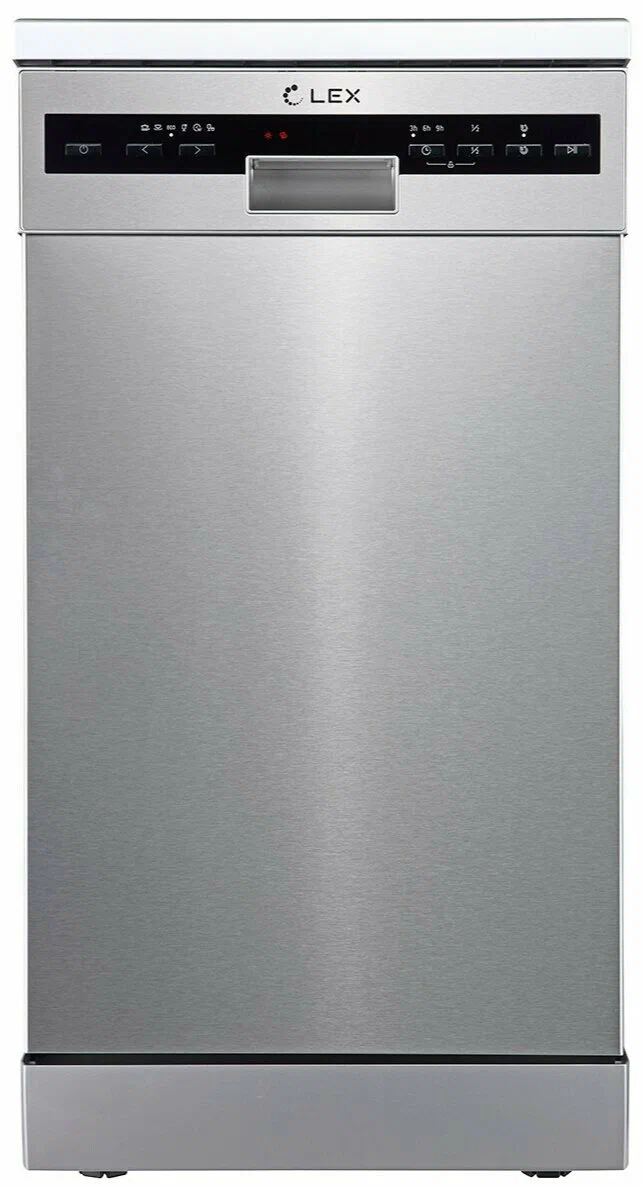 

Посудомоечная машина узкая Lex DW 4562 IX, серебристый (CHMI000310), DW 4562 IX