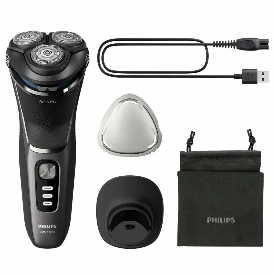 

Бритва Philips Shaver 3000 Series S3343/13, черный (S3343/13), S3343/13