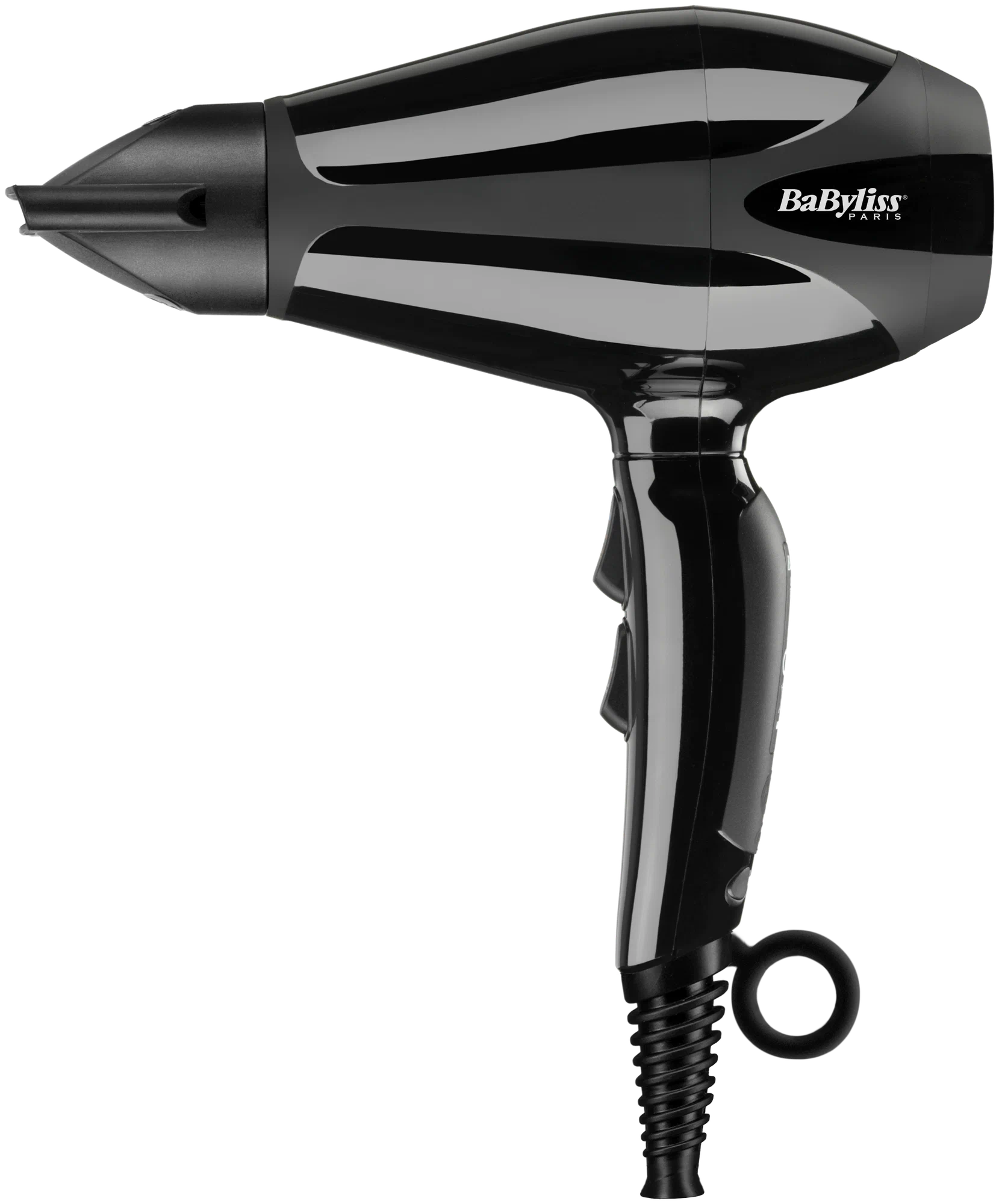 

Фен Babyliss 6715DE 2.4 кВт, режимов: 2, насадок: 3, 2 концентратора, диффузор, черный (6715DE), 6715DE