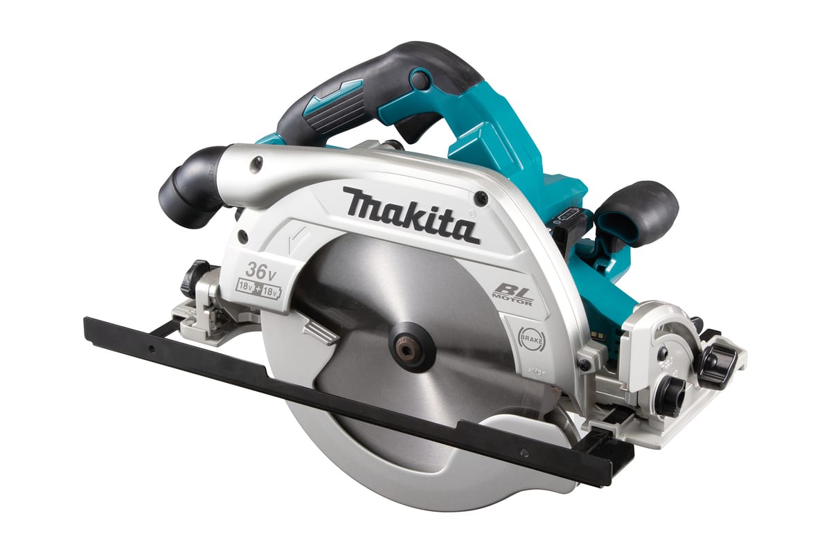 Дисковая пила Makita DHS900Z, 4200 об/мин, диаметр диска 23.5 см, аккумуляторная Li-Ion 18 В, подсветка, поставляется без аккумуляторов и зарядного устройства (DHS900Z)