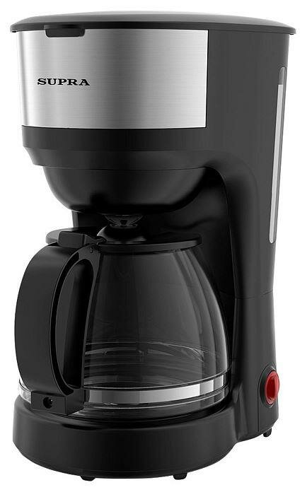 

Кофеварка капельная Supra CMS-0645, 750 Вт, кофе молотый, 1.25 л, черный/серебристый (CMS-0645), CMS-0645