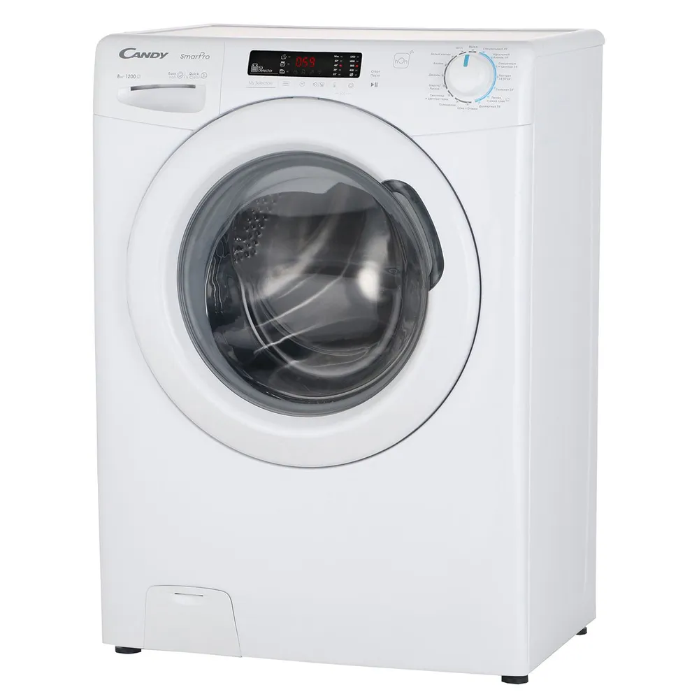 

Стиральная машина Candy Smart Pro CSH44283DW/2-07, 8 кг, 1200 об/мин, белый (50У82), CSH44283DW/2-07