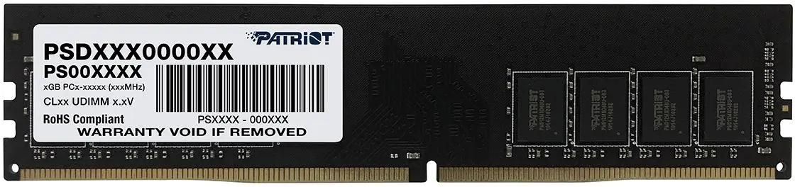 Память DDR4 DIMM 8Gb, 3200MHz, CL22, 1.2V, Patriot Memory, Signature (PSD48G32002) Retail