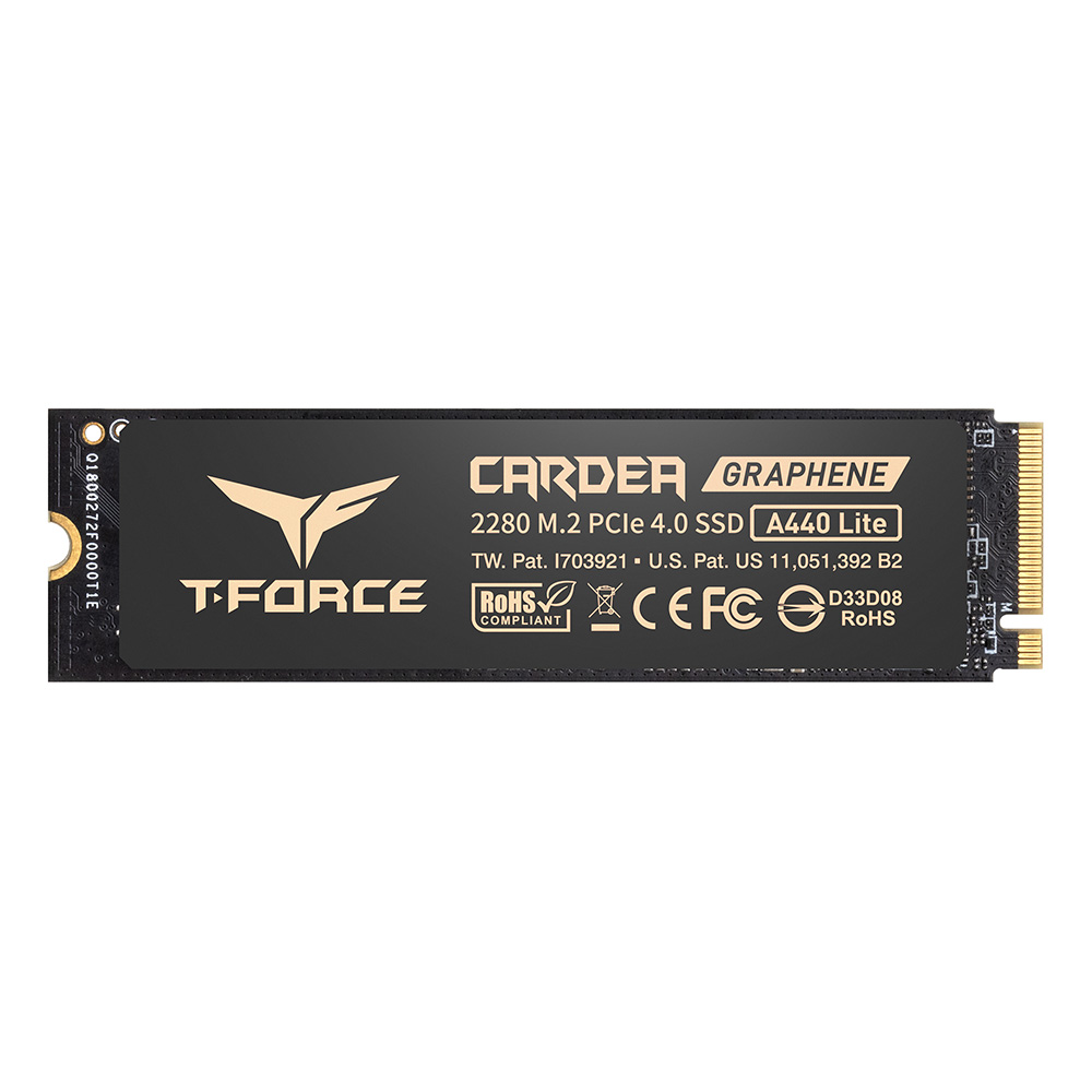 

Твердотельный накопитель (SSD) TeamGroup 1Tb T-Force Cardea A440 Lite, 2280, M.2, NVMe (TM8FFQ001T0C129) Retail