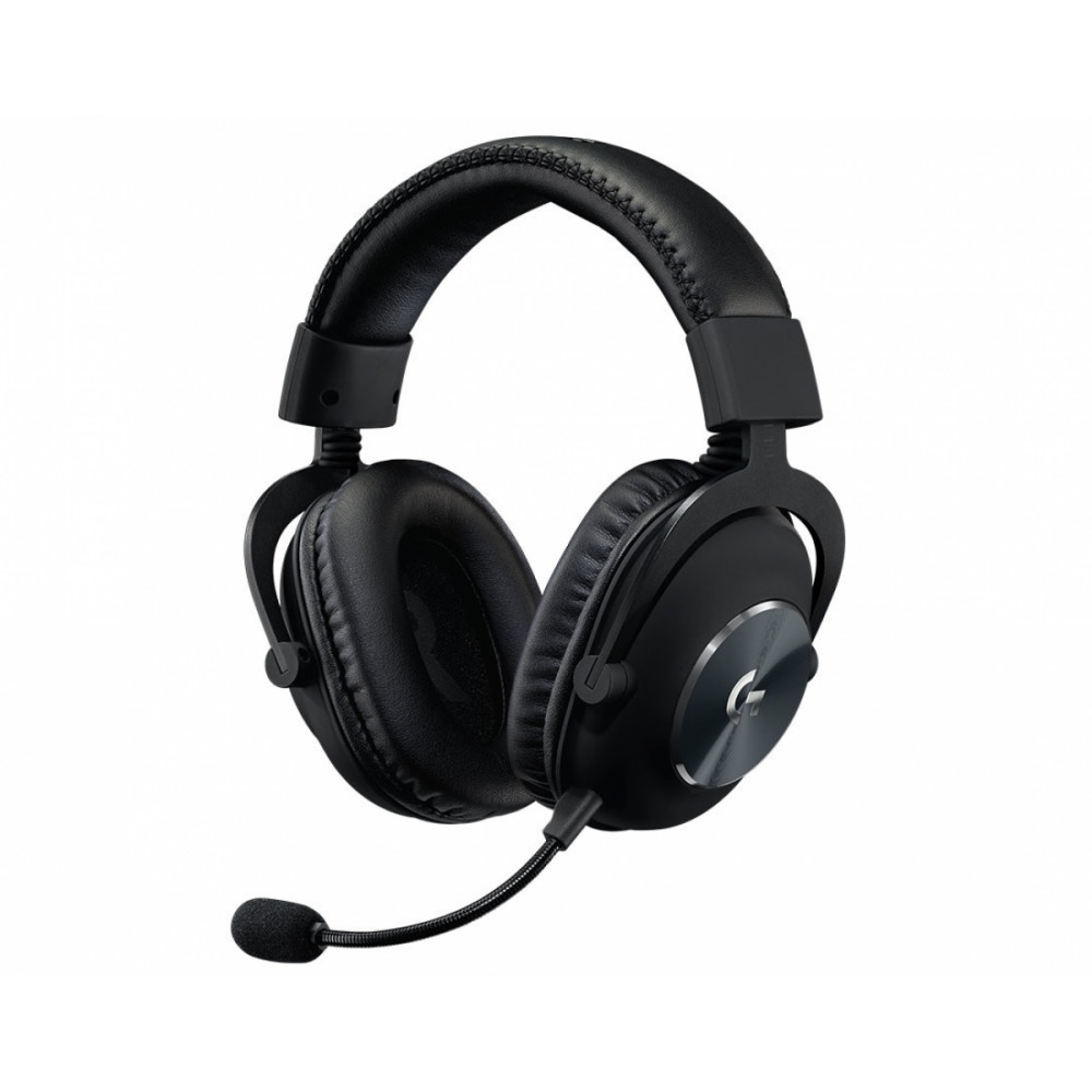 Проводная гарнитура Logitech G PRO, Jack 3.5mm/USB, черный (981-000812) б/у, минимальные следы эксплуатации, полный комплект