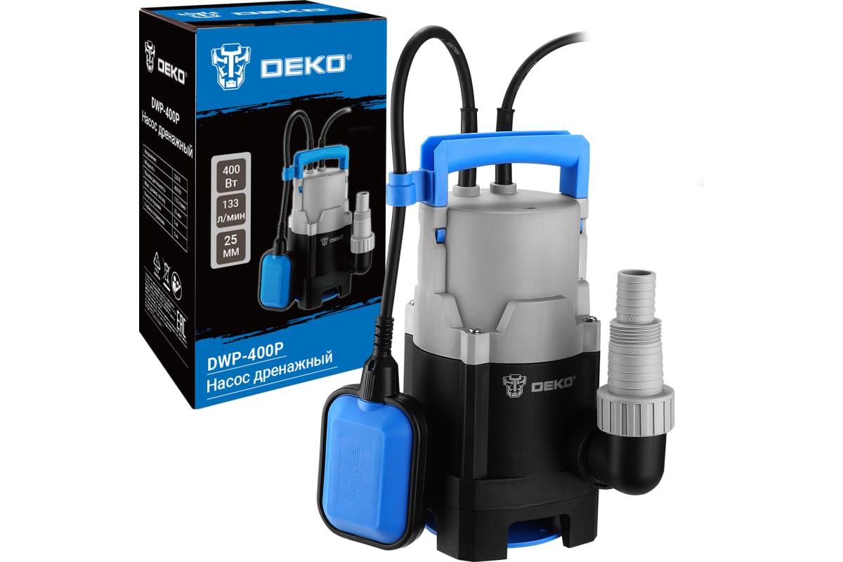 Электрический водяной насос DEKO DWP-400P, погружной