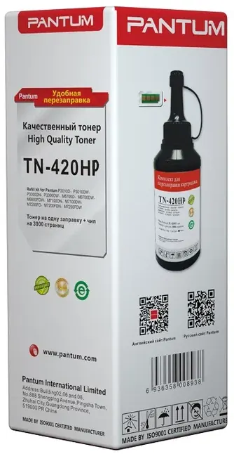 Заправочный набор лазерный Pantum TN-420HP/TN-420HP, черный