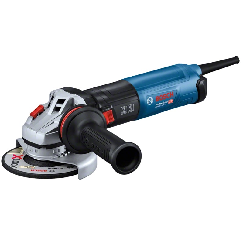 

УШМ (болгарка) BOSCH GWS 17-125 S, сетевая, 1.7 кВт, 12.5 см, 11500 об/мин, регулировка частоты вращения, 2.5 кг (06017D0300), GWS 17-125 S