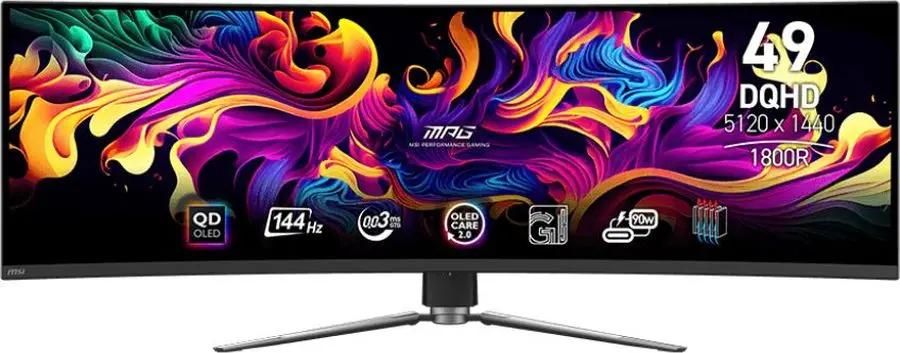 Монитор 49" MSI MPG 491CQP черный
