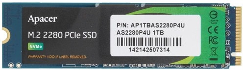 

Твердотельный накопитель (SSD) Apacer 1Tb AS2280P4U, 2280, M.2, NVMe (AP1TBAS2280P4U) Bulk (OEM)