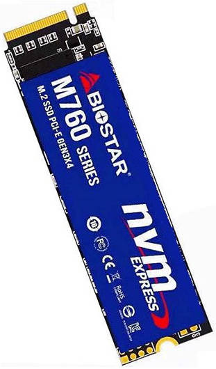 

Твердотельный накопитель (SSD) Biostar 512Gb M760, 2280, M.2, NVMe (M760-512G) Retail