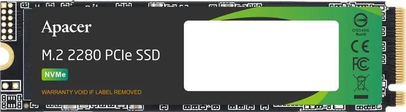 Твердотельный накопитель (SSD) Apacer 256Gb AS2280P4X, 2280, M.2, NVMe (AP256GAS2280P4X-1) Retail