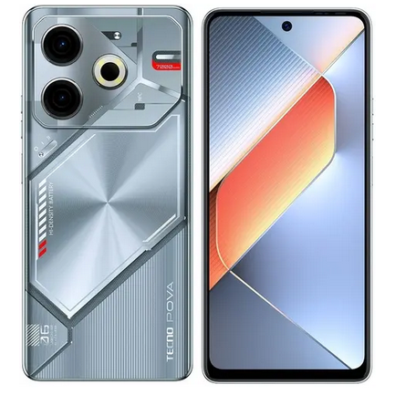 

Смартфон Tecno POVA 6 Neo, 6.8" 2460x1080 IPS, MediaTek Helio G99 Ultimate, 8Gb RAM, 128Gb, 3G/4G, NFC, Wi-Fi, BT, 2xCam, 2-Sim, 7000 мА⋅ч, USB Type-C, Android 14, серебристый, POVA 6 Neo