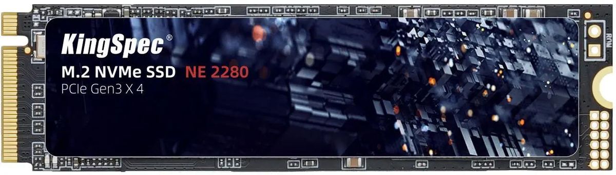 

Твердотельный накопитель (SSD) KingSpec 2Tb, 2280, M.2, NVMe (NE-2TB) Retail