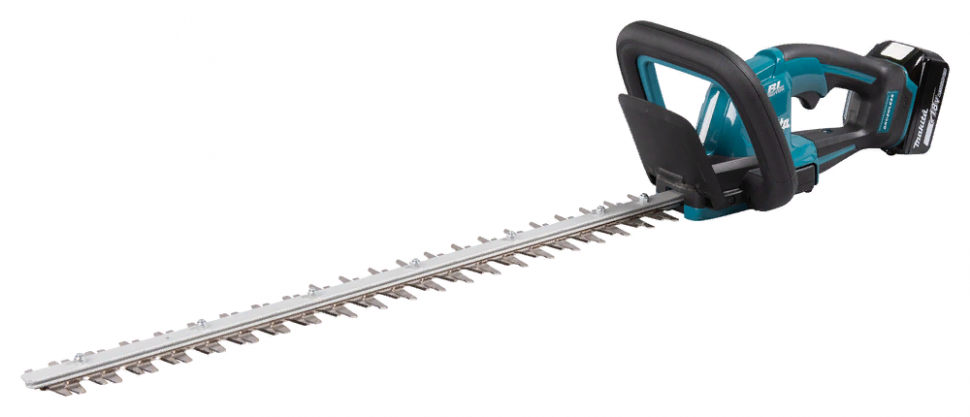 

Кусторез Makita DUH606RT, аккумуляторный, 320 Вт, Li-Ion, 5 А·ч, 18 В, длина лезвия 60 см, 3 кг (DUH606RT) АКБ и ЗУ, DUH606RT