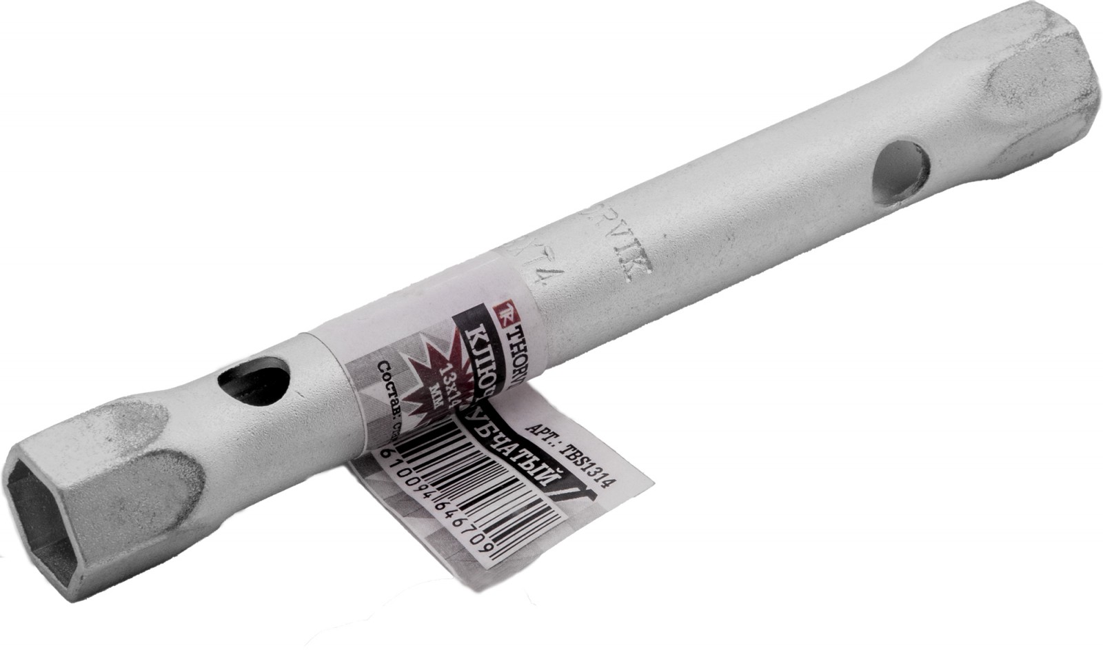 Ключ гаечный трубчатый 13x14 мм, Thorvik TBS1314